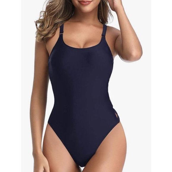 Tempt Me Crisscross Lace Up Side Swimsuit XXL - Picture 4 of 5